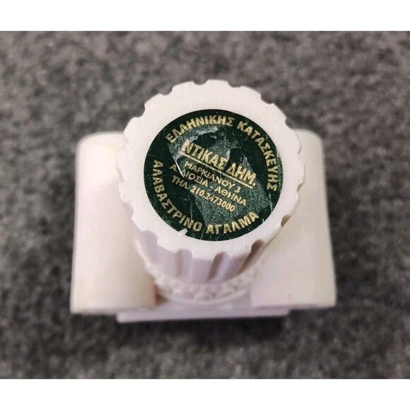 Athena Athene Greek Goddess of Wisdom Warfare Handicraft Statute Alabaster 10" - Picture 15 of 16